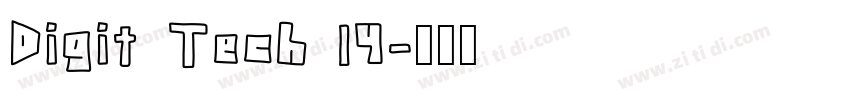 Digit Tech 14字体转换